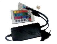 RGB Strip Remote Control – Easy Color Changing and Brightness Adjustment for LED Strips